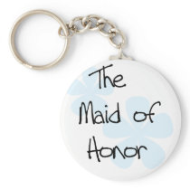 Blue Flowers Maid of Honour