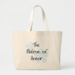 Blue Flowers Matron of Honour Bags