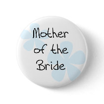 Blue Flowers Mother of Bride Pins