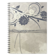 Blue Flowers Notebook