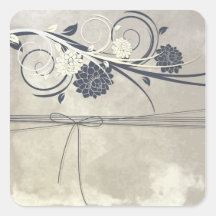 Blue Flowers Sticker