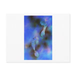 Blue footprints painting