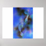 Blue footprints painting