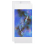 Blue footprints painting