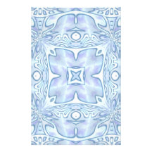 Blue For Mom Customized Stationery