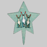 Blue French Bulldogs Cake Topper cake picks