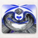Blue Frosty Moment Mouse Pad