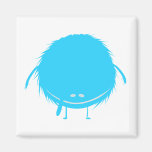 blue fuzzy duzzle monster magnets