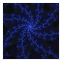 Blue Galaxy - fractal design Photograph
