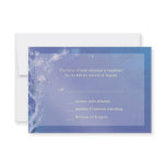 Blue Gate of Dawn Tree Wedding RSVP (3.5x5) Personalized Invites