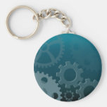 Blue Gears Keychains