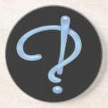 Blue Gel Interrobang