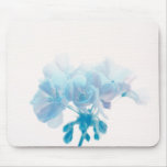 Blue Geranium Mouse Mats