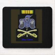 Blue Ghost mouse pad