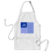 Blue Gingham; Checkered Aprons