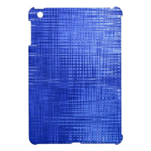 Blue Gingham iPad Mini Case Cover