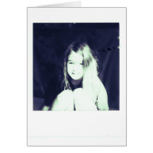 blue girl greeting cards