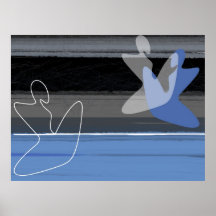 Blue Girls Poster