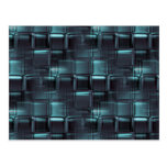 Blue Glass Blocks Postcard