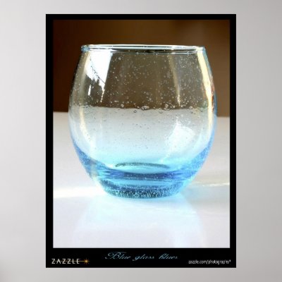 Blue glass blues  posters by photographs
