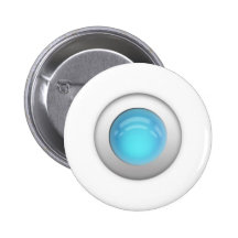 Blue Glass Button