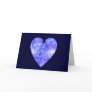 Blue Glittery Heart Cards