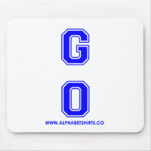 Blue Go Mousepad