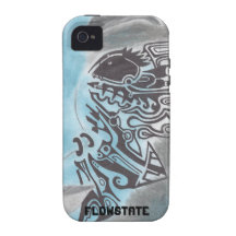 Blue Goddess- Abstract phone case iPhone 4 Covers