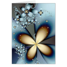 Blue Gold 4 Cards