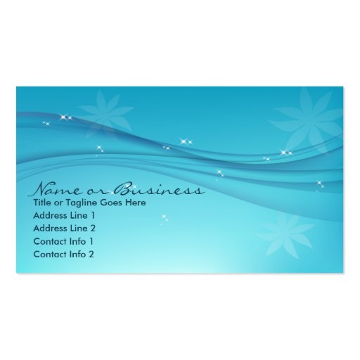 blue grace business card templates