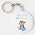 Blue Grandmas Little Monkey Key Chain