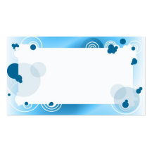 Blue Graphic Business Card Template