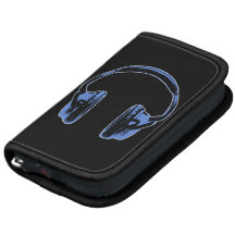Blue Graphic Headphones Organizer