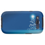 Blue graphics for Christmas -