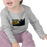 Blue Green Abstract Painting t-shirts