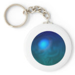 Blue green ball graphic metal reflection swirl