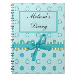 Blue Green Dots Notebook