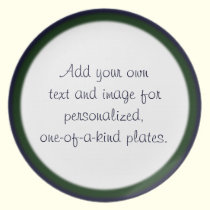 Blue/Green Double Edge Plate Template plates
