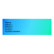 Blue Green Envy Business Card Template