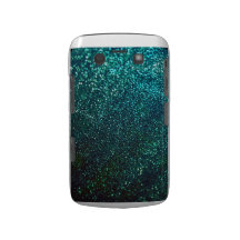 Blue/Green Glitter Blackberry Bold Cover
