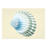 Blue & Green Sea Shells Invite