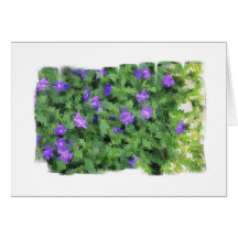 Blue Green Sprinkle Greeting Card