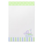 Blue/Green Stroller stationery