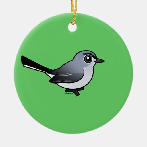 Blue-grey Gnatcatcher Christmas Ornament