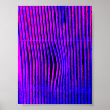 Blue Grin Poster