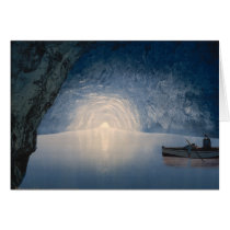 Blue Grotto, Island of Capri, Campania, Italy Greeting Card