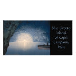 Blue Grotto, Island of Capri, Campania, Italy Photo Card