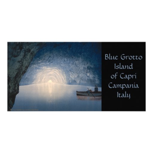 Blue Grotto, Island of Capri, Campania, Italy Photo Card