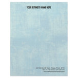 Blue Grunge Distressed Business Letterhead