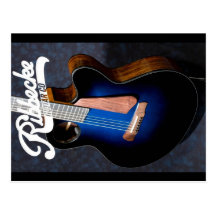 Blue Guitar Post Card